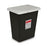 RCRA Hazardous Waste Container with Hinged Lid 12gal - 18.25"W x 12.75"D x 18.75"H