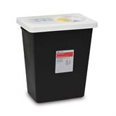 RCRA Hazardous Waste Container with Slide Lid 12gal - 18.25"W x 12.75"D x 18.75"H