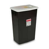 RCRA Hazardous Waste Container with Slide Lid 18gal - 18.25"W x 12.75"D x 26"H