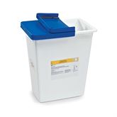 Pharmacy Waste Container with Gasketed Hinged Lid 8gal - 15.5"W x 11"D x 17.75"H