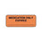 Pharmacy Communication Labels Medication Only Expires" - FL Orange - 2.25"W x 0.875"H