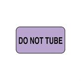 Pharmacy Communication Labels Do Not Tube" - Lavender - 1.625"W x 0.875"H