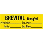 Induction Agent Labels BREVITAL 10mg/mL