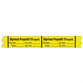 Induction Agent Medication Label Tape DIPRIVAN PROPOFOL 10mg/mL