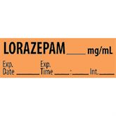 Tranquilizer Labels LORAZEPAM__mg/mL