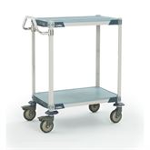 MetroMax i Antibacterial Utility Cart 2- Shelf 39.25"H 24"W x 36"D