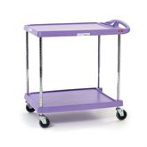 Allergen Free Utility Cart 20"W x 30"D x 35.5"H 2-Shelf