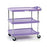 Allergen Free Utility Cart 20"W x 30"D x 35.5"H 3-Shelf