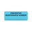 Preventative Maintenance Labels Preventive Maintenance Number" - Light Blue - 2.25"W x 0.88"H