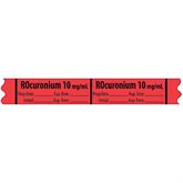 Muscle Relaxant Medication Label Tape ROCuronium__10mg/mL