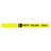 Status Identification Bands Perforated Status - FL Yellow - 12"W x 1"H