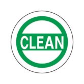 Clean Label Clean" - White - 1.5"Dia