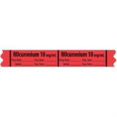 Muscle Relaxant Medication Label Tape ROCURONIUM__mg/mL