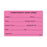 Chemotherapy Labels Chemotherapy Agent Added" - FL Pink - 4"W x 2.63"H