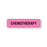 Chemotherapy Labels Chemotherapy" - FL Pink - 1.25"W x 0.31"H