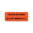 Frozen Specimen Communication Labels Frozen Speciman Deliver Immediately" - FL Red - 2.25"W x 0.88"H