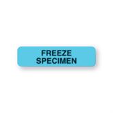 Freezer Communication Freeze Speciman" - Light Blue - 1.25"W x 0.31"H