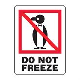 Freezer Communication Labels Do Not Freeze" - White - 3"W x 4"H