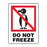 Freezer Communication Labels Do Not Freeze" - White - 3"W x 4"H