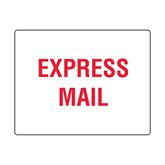 Send Out Mail Labels Express Mail" - White - 4"W x 3"H