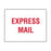 Send Out Mail Labels Express Mail" - White - 4"W x 3"H