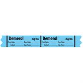 Narcotics Medication Label Tape DEMEROL__mg/mL