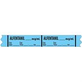 Narcotics Medication Label Tape ALFENTANIL__mcg/mL