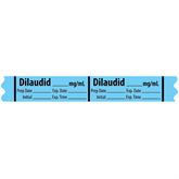 Narcotics Medication Label Tape DILAUDID__mg/mL