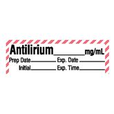 Relaxant Antagonist Medication Label Tape ANTILIRIUM__mg/mL