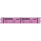 Vasopressor Medication Label Tape EPHEDRINE__mg/mL