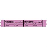 Vasopressor Medication Label Tape PHENYLEPHRINE__mg/mL