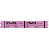 Vasopressor Medication Label Tape EPHEDRINE__% (traditional violet label)