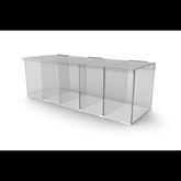 Lab Bench/Workstation Accessories 4 Bin Organizer - 5"W x 14"D x 5"H