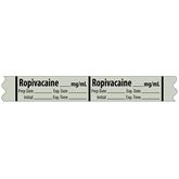 Local Anesthetic Medication Label Tape ROPIVACAINE__mg/mL