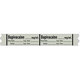 Local Anesthetic Medication Label Tape BUPIVACAINE__mg/mL