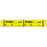 Anticholinergic Agent Medication Label Tape ATROPINE__% (traditional yellow label)