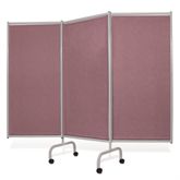 Designer Privacy Screen Three-Panel Folding Designer Privacy Screen