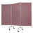 Designer Privacy Screen Three-Panel Folding Designer Privacy Screen