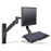 Wall Track Computer Mounting System 19" Wall Track with Folding Keyboard and Monitor Arm