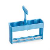 Staining Dippers All Plastic Dippers - Each holds 25 Slides - 3.625"L x 1.1875" W x 3.625"H