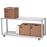 Accessories Add-On Shelf Unit for Triple Cubitainer Cart Only