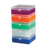 Polypropylene Freezer Storage Box 81-Place with Lift-Off Lid