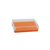 Polypropylene Freezer Storage Box 81-Place with Lift-Off Lid