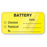 Equipment Service and Inspection Labels Battery Maintenance Labels - Self-laminating - 2"W x 1"H