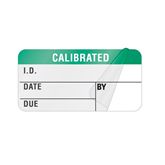 Equipment Service and Inspection Labels Calibration Label - Large - Self-laminating - 1.5"W x 0.75"H