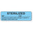 Sterilized Labels May - Light Blue