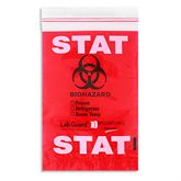 Destroyable BioHazard Symbol Triple-Wall TearZone Bags STAT Bag