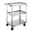 Standard Duty Stainless Steel Carts 3 Shelves - 18.375"W x 30.75"L x 33"H