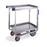 Heavy Duty Stainless Steel Cart 2 Shelves - 19" Shelf Clearance - 16.25"W x 30"L x 34.25"H