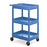 Utility Cart 3 Tubs - 24â€³W x 18â€³D x 39.25â€³H (including casters)